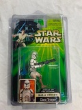 Star Wars Power of Jedi Attack of Clones CLONE TROOPER Sneak Preview Action Figure NEW 2001