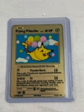 POKEMON FLYING PIKACHU Limited Edition Replica Gold Metal Card