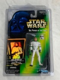 1996 STAR WARS Power Of The Force LUKE SKYWALKER Action Figure Hologram Foil on Green Card NEW