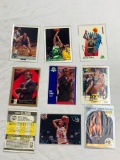Lot of 9 AUTOGRAPH Basketball Cards