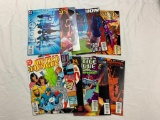 Lot of 12 DC Comic Books-Batman, The Legion, Superman, JSA and others