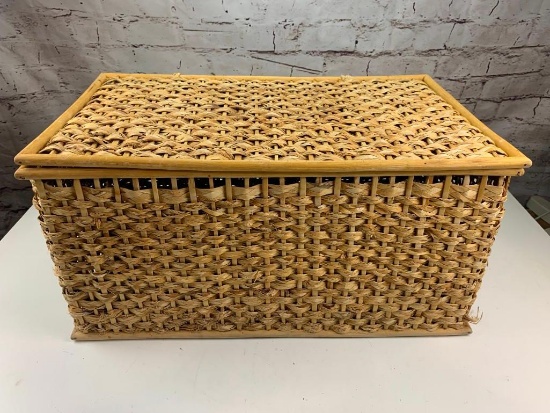 Large Wicker Storage chest