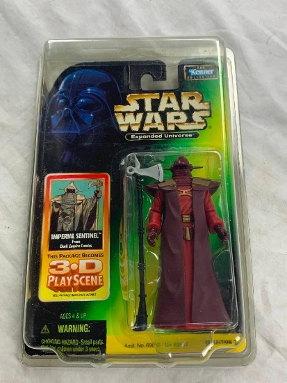 STAR WARS 1998 Expanded Universe 3D Play Scene IMPERIAL SENTINEL Action Figure NEW with case