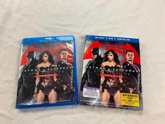BATMAN VS SUPERMAN Dawn Of Justice Ultimate Edition DVD and BLU-RAY with slipcover