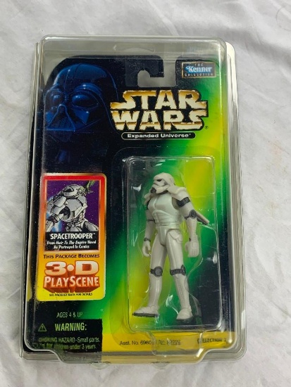 STAR WARS 1998 Expanded Universe 3D Play Scene SPACETROOPER Action Figure NEW with case