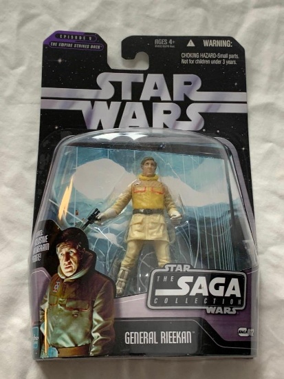 Star Wars The Saga Collection GENERAL RIEEKAN Action Figure NEW The Empire Strikes Back