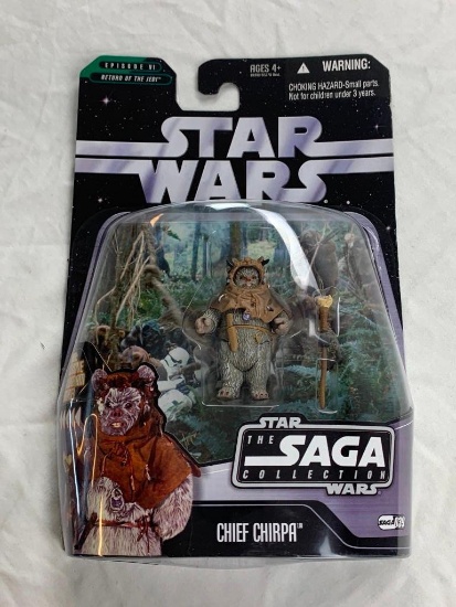 Star Wars The Saga Collection CHIEF CHIRPA Action Figure NEW Return Of The Jedi