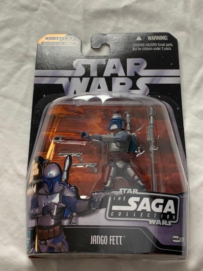 Star Wars The Saga Collection JANGO FETT Action Figure NEW Attack Of The Clones