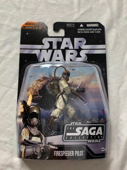 Star Wars The Saga Collection FIRESPEEDER PILOT Action Figure NEW Revenge Of The Sith