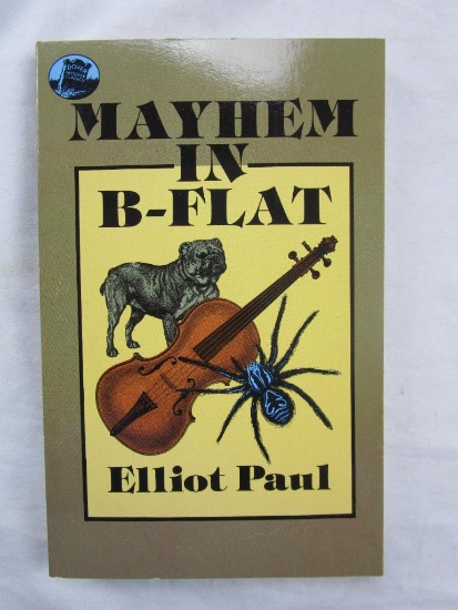 1988 "Mayhem in B-Flat" by Elliot Paul PAPERBACK