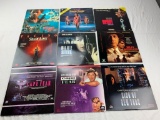 Lot of 9 Vintage Laserdisc Movies- Cape Fear, Sea Of Love, Blue Steel, King Of New York