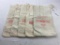 Lot of 5 U.S. Mint & Bank canvas bags