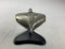 STAR TREK Romulan War Bird Pewter Model with Stand The Next Generation by Franklin Mint