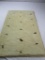 Vintage blanket with hand crafted/stitched animal fur accents throughout 46x68