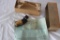 Nice Antique 1941 Audak Co. Record Player head with Box, Receipt