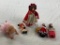 Lot of 5 Vintage Plastic Dolls