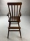 Vintage Wood Highchair for dolls Home Decor
