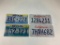 Lot of 4 License plates 2 From Nevada and 2 from California