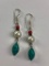 Silver Tone Alpaca Earrings