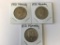 Lot of 3 1972 US Kennedy Half Dollars