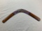 Hand painted wood boomerang 18