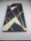 Canvas Painting of Blue/White/Yellow Abstract Lines by Karen Wather 24