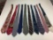 Lot of 10 Men's Ties- Stafford, Van Heusen, Windridge, 417 and other brands