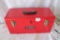 Large Metal Husky Tool Box 20 x 9 x 10 nice condition
