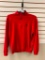Polo Golf Ralph Lauren Fleece 1/4 Zip Pullover Red Men's Size Medium