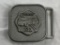 F.D. Volunteer Belt Buckle Bristol Pewter