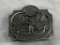 1987 F.D. A Century Ago Laying It On The Line Belt Buckle Limited Edition by CJ
