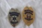 Gold Security Badge and a EMS badge with Serial Numbers on back