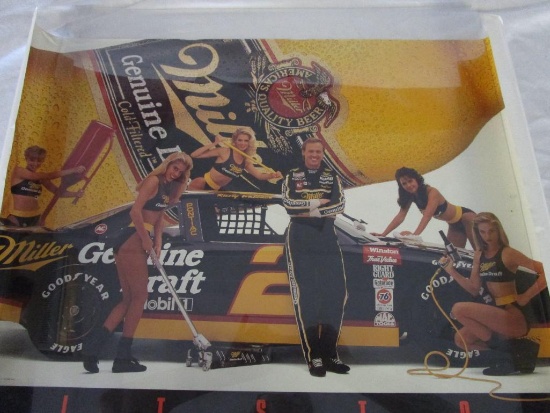 Rusty Wallace #2 NASCAR Miller Genuine Draft Pit Stop Poster