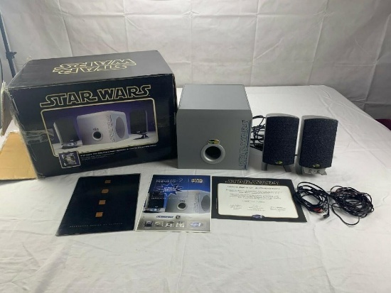 STAR WARS Limited Edition #956 of 1000 Klipsch 2.1 Computer Speakers with box RARE