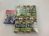 Iraqi Most Wanted Player Cards Lot of 5 Decks NEW