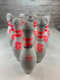 Lot of 10 used Brunswick max bowling pins