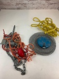 Collapsible Wire Fish Basket and Boat Anchor
