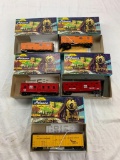 Lot of 5 Vintage Athearn HO Scale Train Cars with boxes