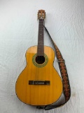 Vintage DECCA Acoustic Guitar with strap 1960s Japan