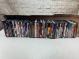 Lot of 60 DVD Movies-Indiana Jones, Pearl Harbor, Almost Famous, The Green Mile and many others