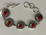 Alpaca Silver Tone Bracelet