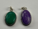 Alpaca Silver Tone Earrings
