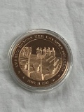 Bronze Franklin Mint Coin American Honors Her Unknown Soldiers Nov 11, 1921