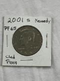 2001 S Kennedy 50 Cent Coin