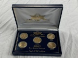 2003 State Quarter Collection Lot of 5 Coins with box