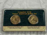 2010 Native American Dollar Coin Set Uncirculated