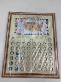 Historic Americana Series 50 State Quarter Collection Board NEW no Coins