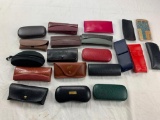Large Lot of Cases for eyeware Glasses and Sunglasses