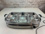 Elite Platinum EWM-9933 Triple Deluxe Buffet Server