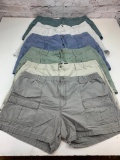 REDHEAD Lot of 6 Men's Cargo Shorts with Elastic Waist size 48